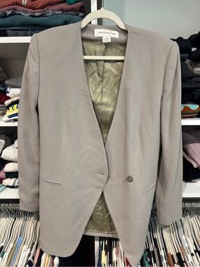 Jones New York Neutral Taupe Jacket